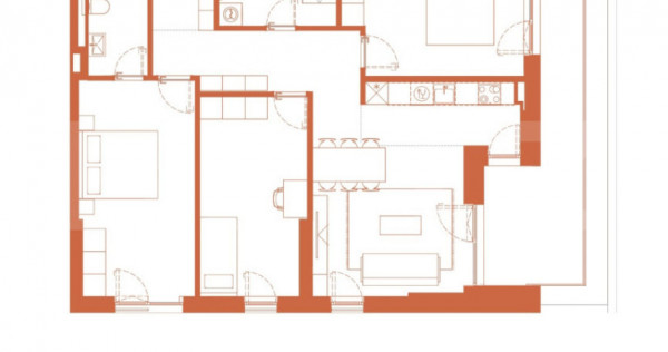 Comision 0! River by Hexagon, Apartament 4 camere, 93 MP, Lo