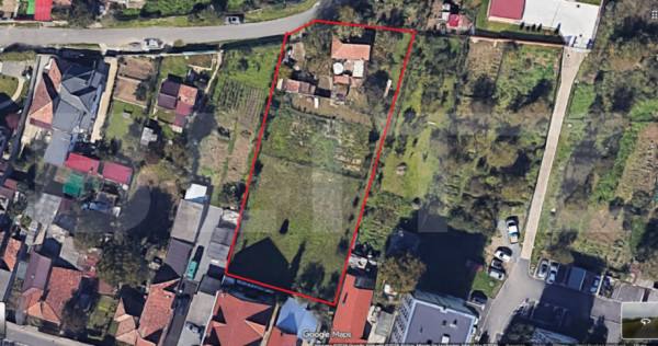 Teren 1865 mp, cu casa demolabila, zona Auchan Iris