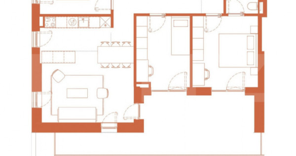 Comision 0! River by Hexagon, Apartament 4 camere, 81 MP, Lo