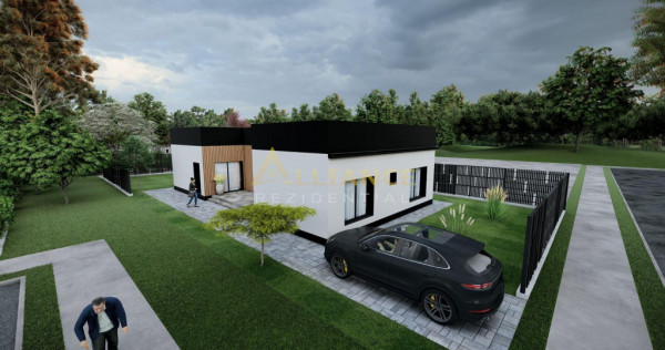 Casa moderna | Stil mediteranean | 4 camere | Teren 500mp