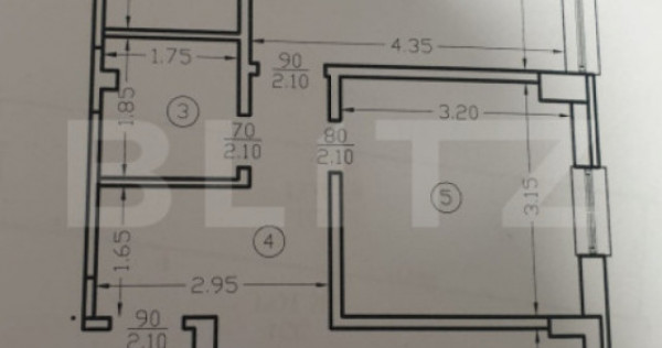 Apartament 3 camere, 55 mp, zona Baza 3