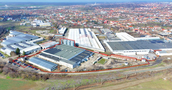 Spațiu industrial de v&acirc;nzare &icirc;n Aradul Nou / Arad