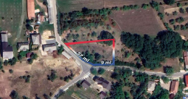 Carbunari Vanzare teren cu fundatie, proiect de casa si r...