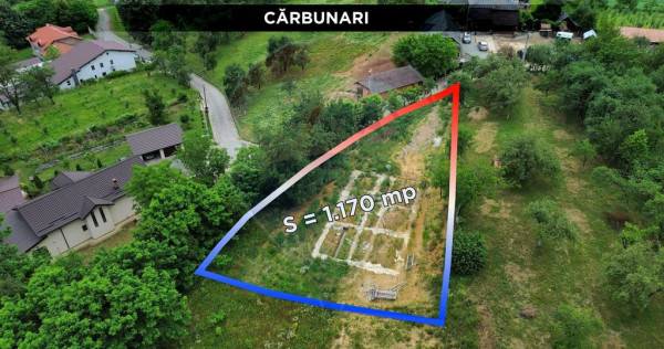 Carbunari Vanzare teren cu fundatie, proiect de casa si r...