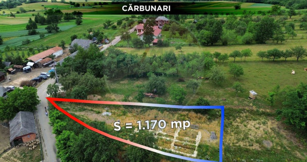 Carbunari Vanzare teren cu fundatie, proiect de casa si r...