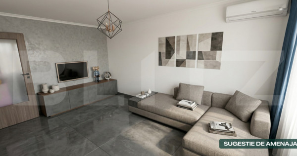 Apartament 2 camere, 50 mp, balcon 12mp, zona Marasesti