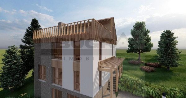 Casa individuala in constructie, pădure & priveliște sp...