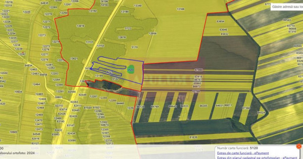 6,26 ha l&acirc;ngă DEx12 Pitești | 2,95 &euro;/mp | acces DJ P...