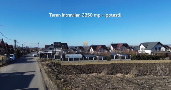 Teren Intravilan 2350 mp Ipotesti De 0727817187