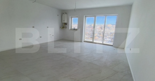 Apartament cu 3 camere, in suprafata de 85 mp si teren de 10