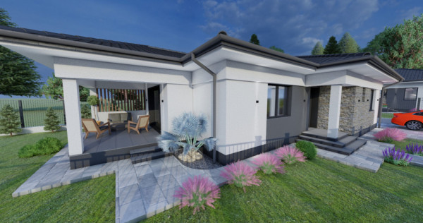 Casă la roșu &icirc;n Groși, 144 mp construiți, teren 536 mp,