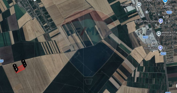 Teren extravilan 46,300mp Curtici