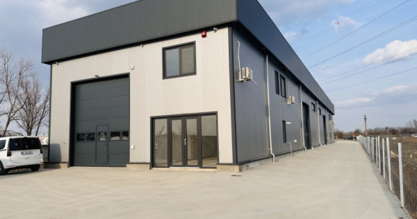 Hala industriala nouă, 386 mp, teren 900 mp, Domnești-Cent