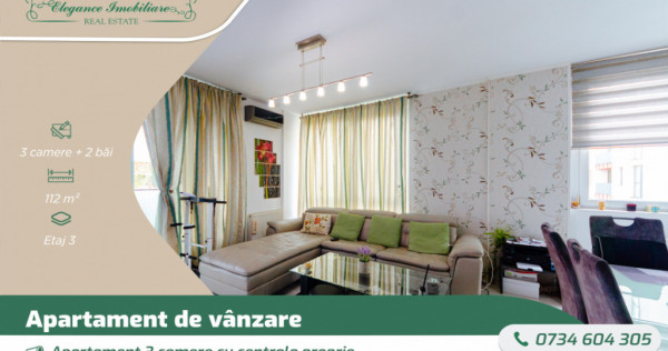 Apartament 3 camere cu centrala proprie, zona Centrala, Arad