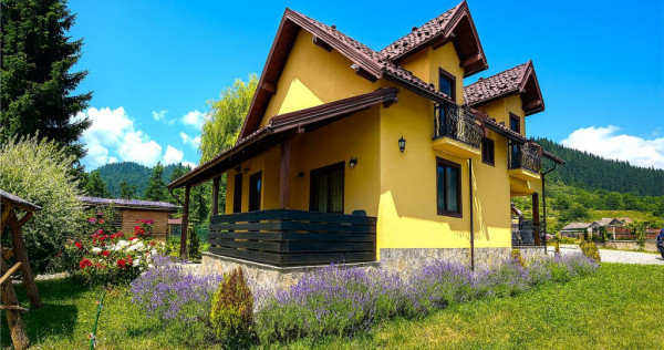 Refugiu pretios:jacuzzi, lemn masiv,2.000 mp teren,4 dormito