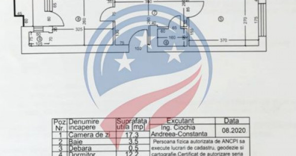 Apartament 3 camere decomandate, 71 mp, bloc cărămidă,...