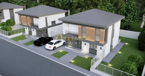 Vila , 110 mp utili, 4 camere - Complex nou (16 vile)