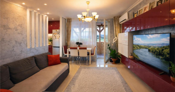 3 camere,panoramic,75 mp,mobilat,terasa, lift,parcare,Unirii