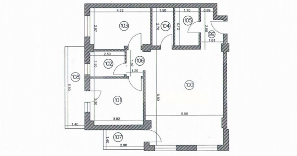 Apartament 3 camere, etaj 2, bloc nou- zona Obcini