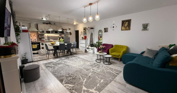 Apartament 3 camere, et.1, 2 balcoane, parcare privata Floresti