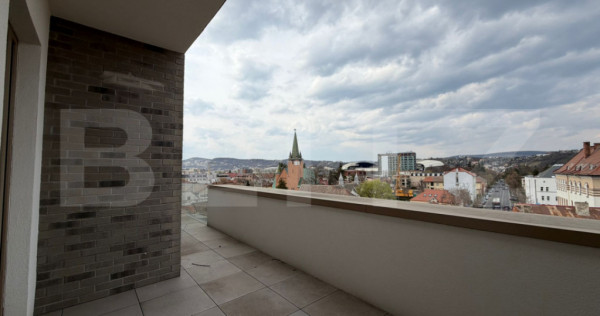 Apartament cu 3 camere, 2 bai, 88 mp, terasa 30 mp, Parcul C