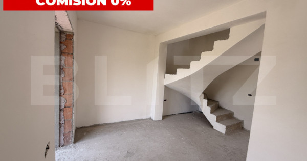 Casă modernă + curtea + 2 locuri de parcare, 145.40 mp, zo
