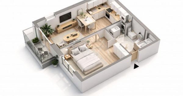 Apartament 2 camere, Ferdinand
