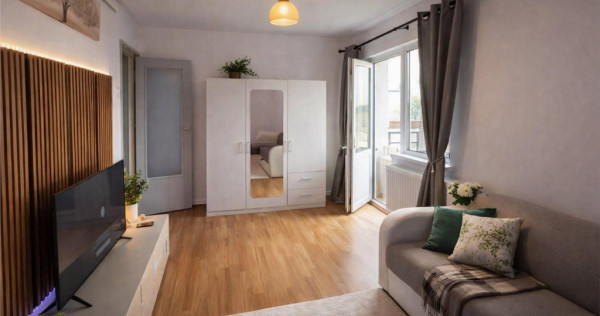 Prima ! Garsoniera cu balcon, parcare, vedere spre munte, Ba