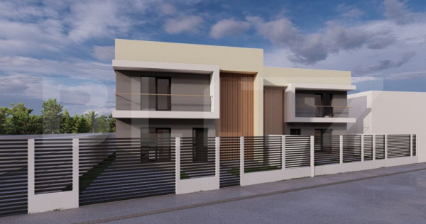 Case individuale P + E la cheie, 135 mpu, 300 mp teren, zona