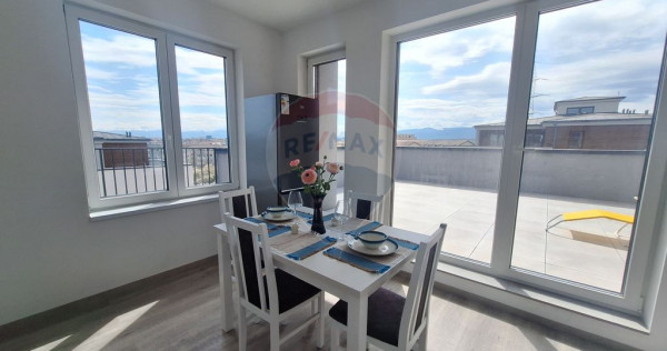 Penthouse nou nout, cu vedere la Muntii Fagaras