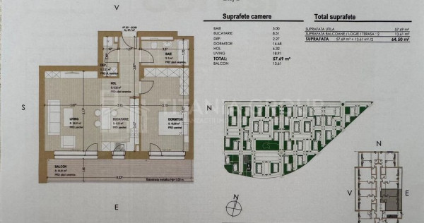 Apartament 2 camere Kasper Coresi Ideal |nvestiție, Pred...