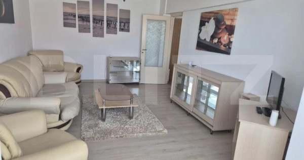 Apartament cu 2 camere, decomandat, complet mobilat și util