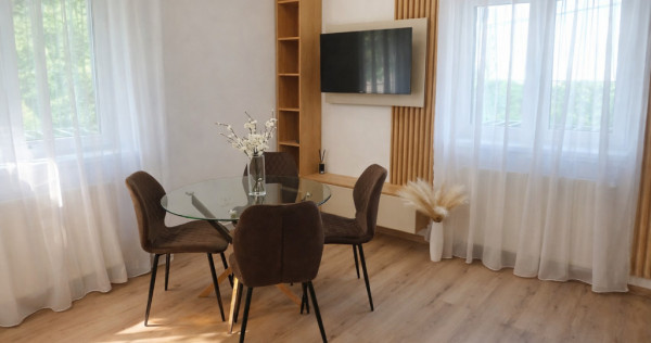 Apartament 2 camere cu gradina si garaj cartier Baneasa
