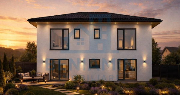 Casa-5 camere-P+1+P-147mp utili-600mp teren-Utilitati-San...