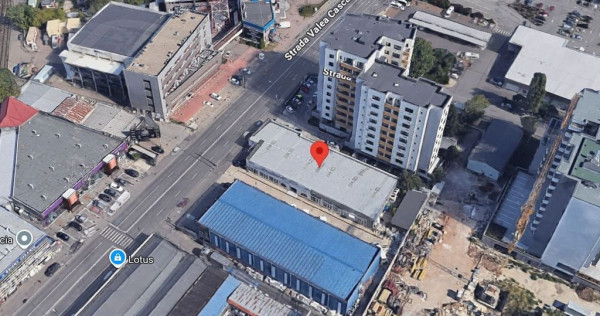 INVESTITIE. Teren cu cladire tip hala/spatiu comercial 97...