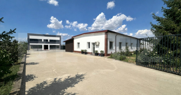 Hala industrială+birouri+teren 6.200 mp, C&acirc;rcea&ndash;zona Sil