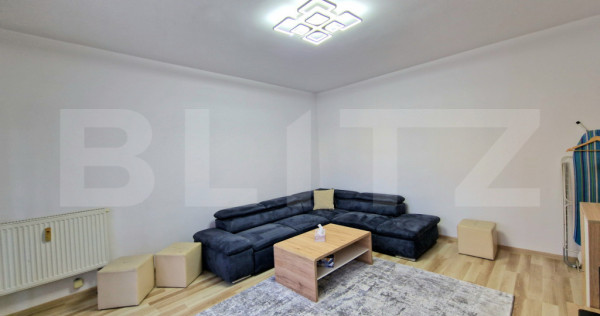 Apartament cu 2 dormitoare, balcon inchis, parter inalt, par