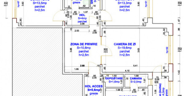 Apartament 4 camere, 90 mp, zona Take Ionescu