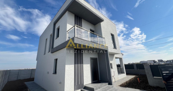 Vila moderna - P 1E- 3 dormitoare - 115 mp utili - teren 364