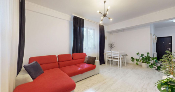 Apartament 2 camere mobilat - spatios 5 min metrou Straul...