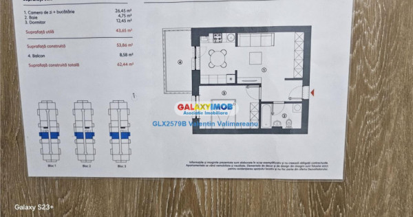 Apartament 2 Camere Tip 2 B Ikea Pallady COD 236