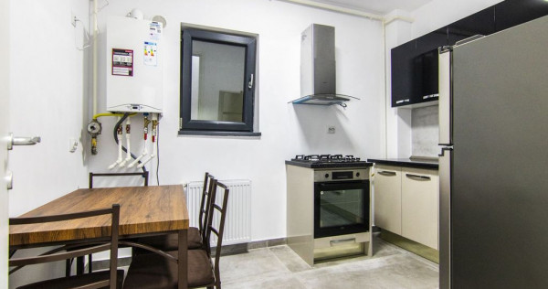 2 Camere, BUCATARIE INCHISA, balcon, mobilat/utilat, 5 mi...