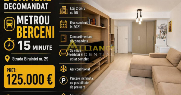 Exclusivitate Apartament 2 Camere Mobilat si Utilat Metrou B