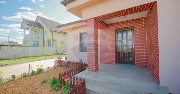 De v&acirc;nzare casă cu 3 camere, teren 486 mp, &icirc;n S&acirc;nmartin