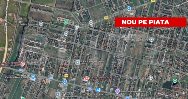 Teren intravilan 822 mp, toate utilitatile, dublu front stra