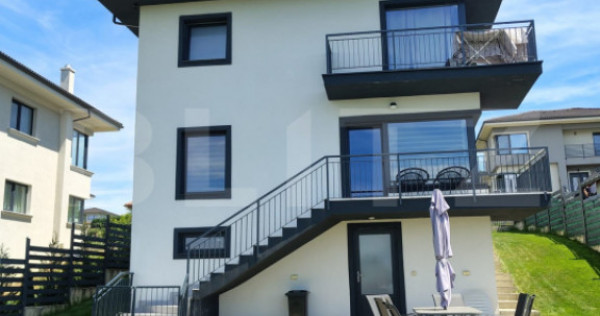 Casă individuală finisată 5 camere, 166 mp utili, cu pano