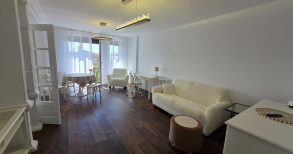Apartament 3 camere, 75 mp, 2 băi, AC, utilat complet, zona