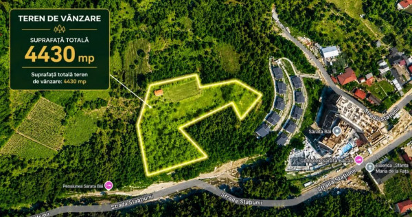 Teren pentru investitie in Sarata Bai Bacau 4430mp