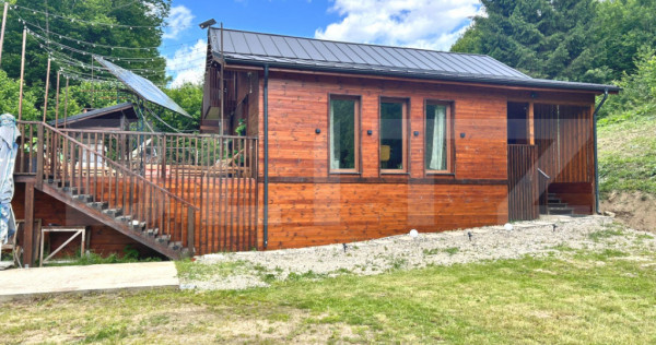 Cabana LUX Geamana/Codlea, casa autonoma energetic