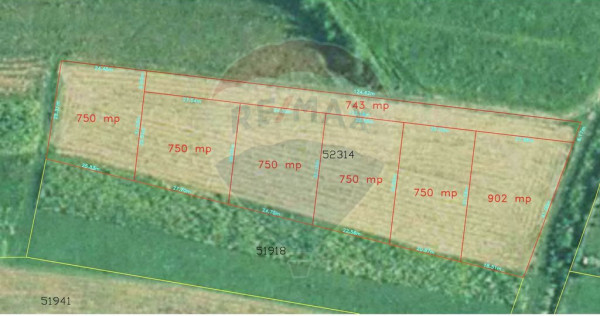 Parcele de teren de v&acirc;nzare | Coltău | 750-902 mp